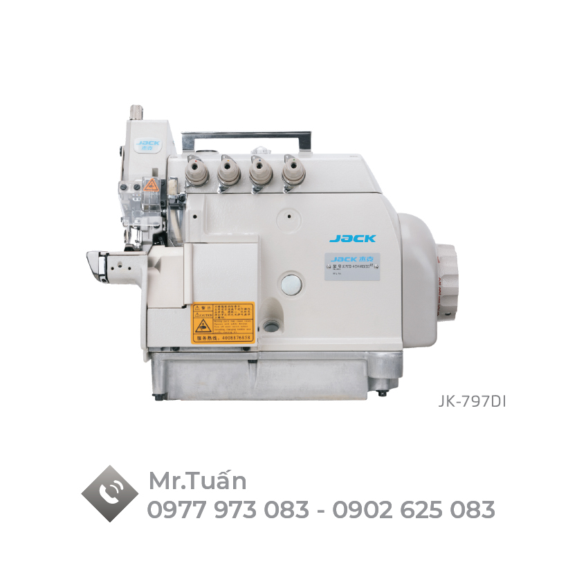 Máy vắt sổ bo tay Jack JK 797TDI